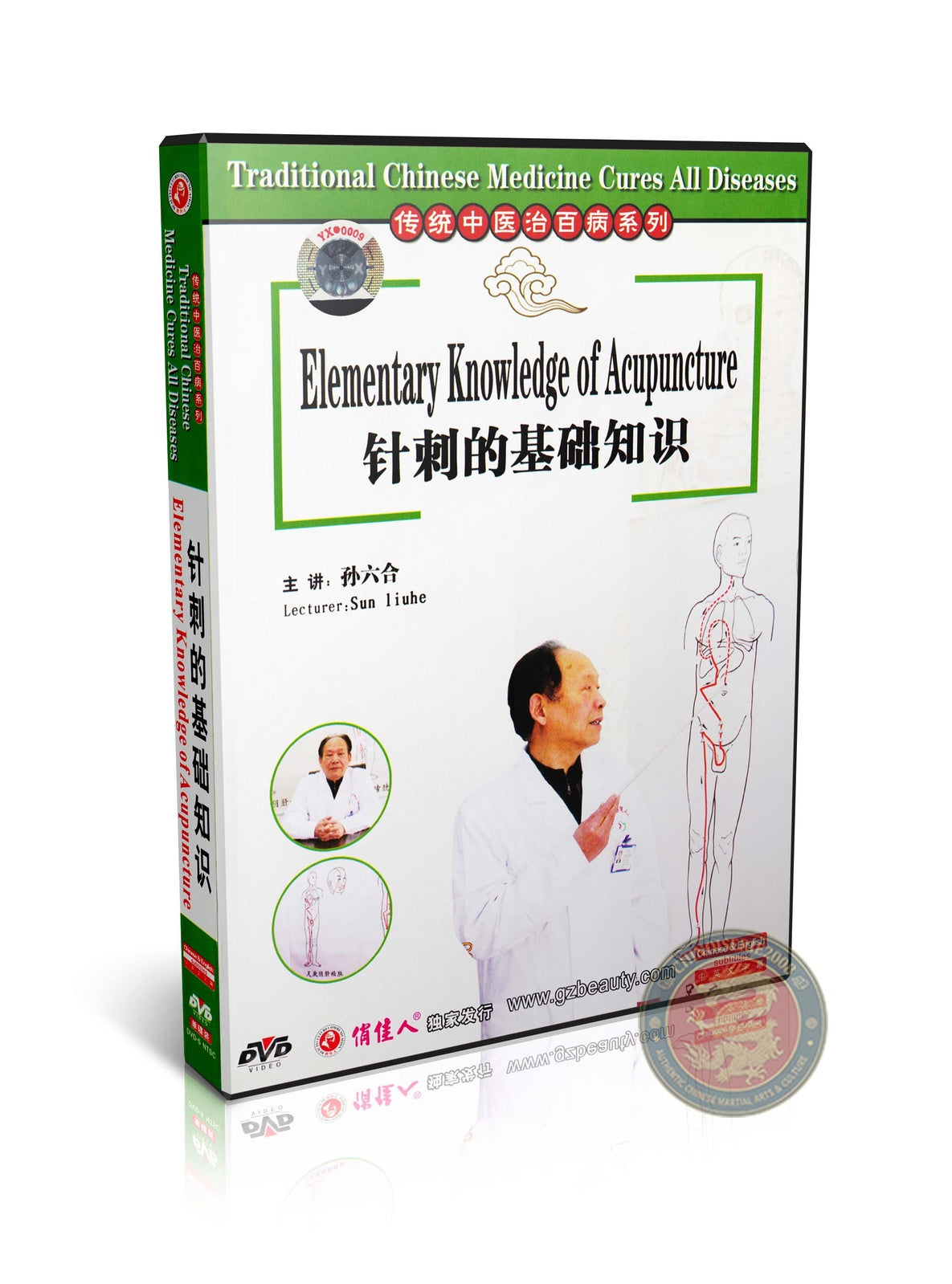 Elementary Knowledge of Traditional Chinese Acupuncture by Master Sun Liuhe DVD