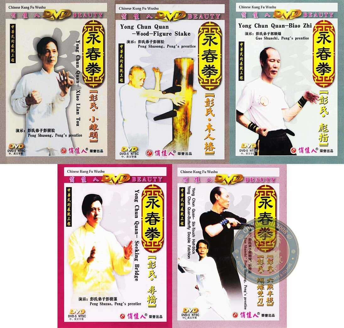 Peng Nan Wing Chun Kung Fu Complete 5-DVD Set by Master Peng Shusong Guide