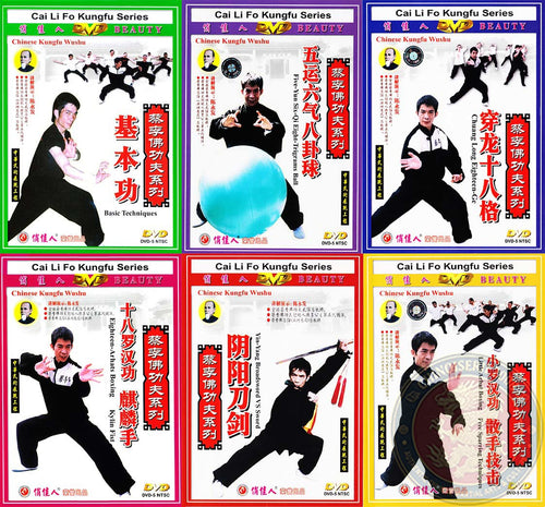 Cai Li Fo Kung Fu Complete Collection 6 DVDs by Master Chen Yongfa Choy Li Fut