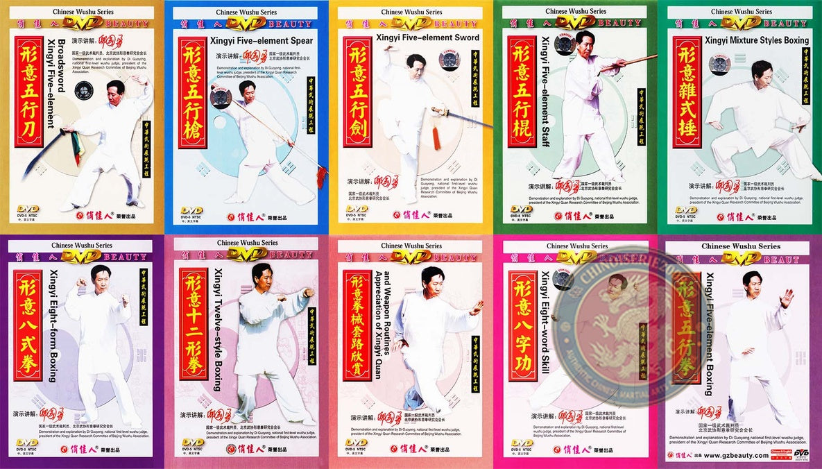 Xingyiquan Complete Collection 10 DVDs by Master Di Guoyong Training Guide Set