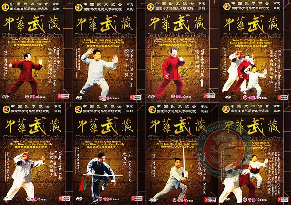 Yang Style Tai Chi Complete Mastery Series by Fu Shengyuan 20 DVDs Box Set