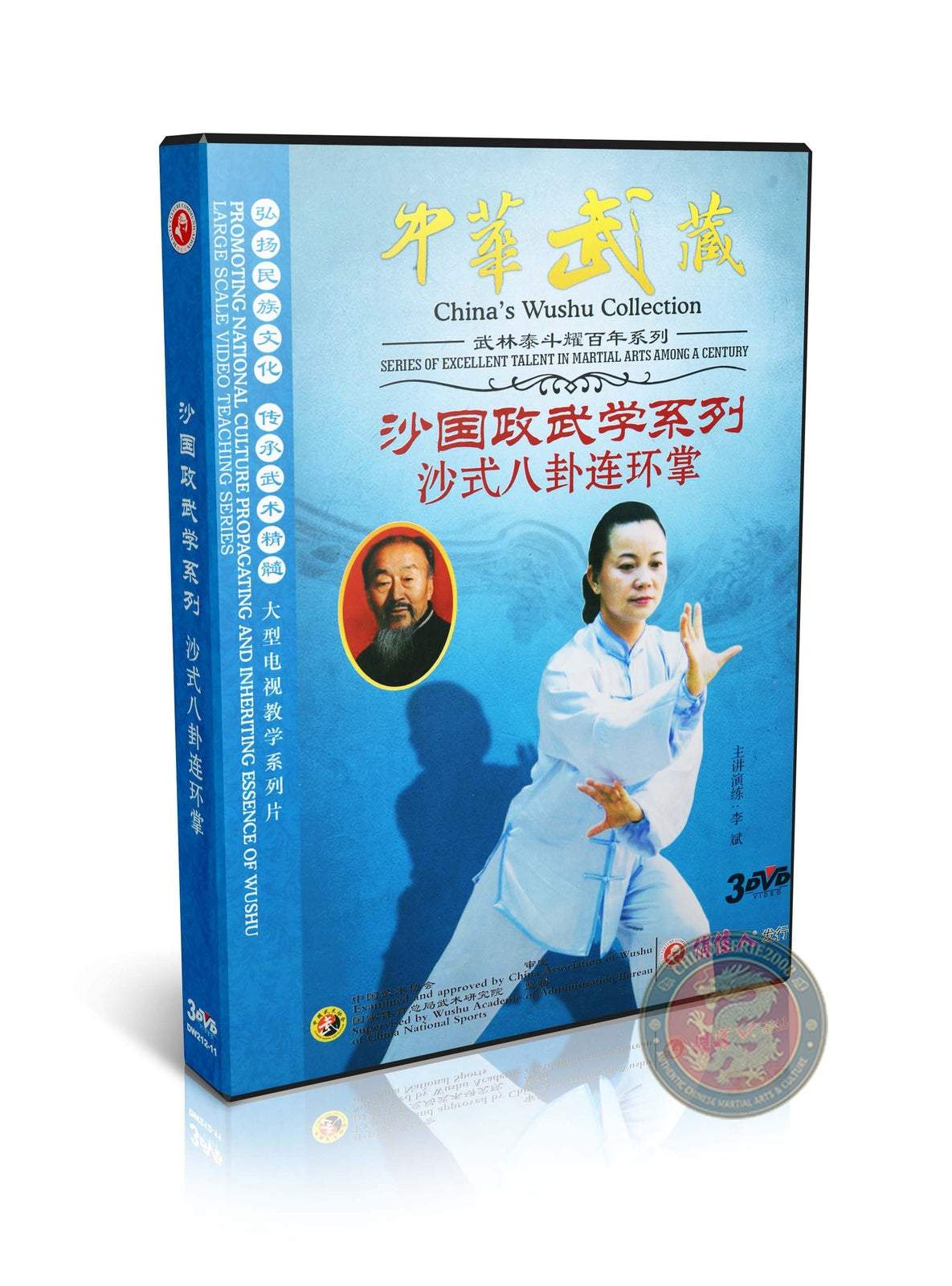 Sha Style Bagua Continuous Palm Routine by Master Li Bin 3-DVD Set Guide