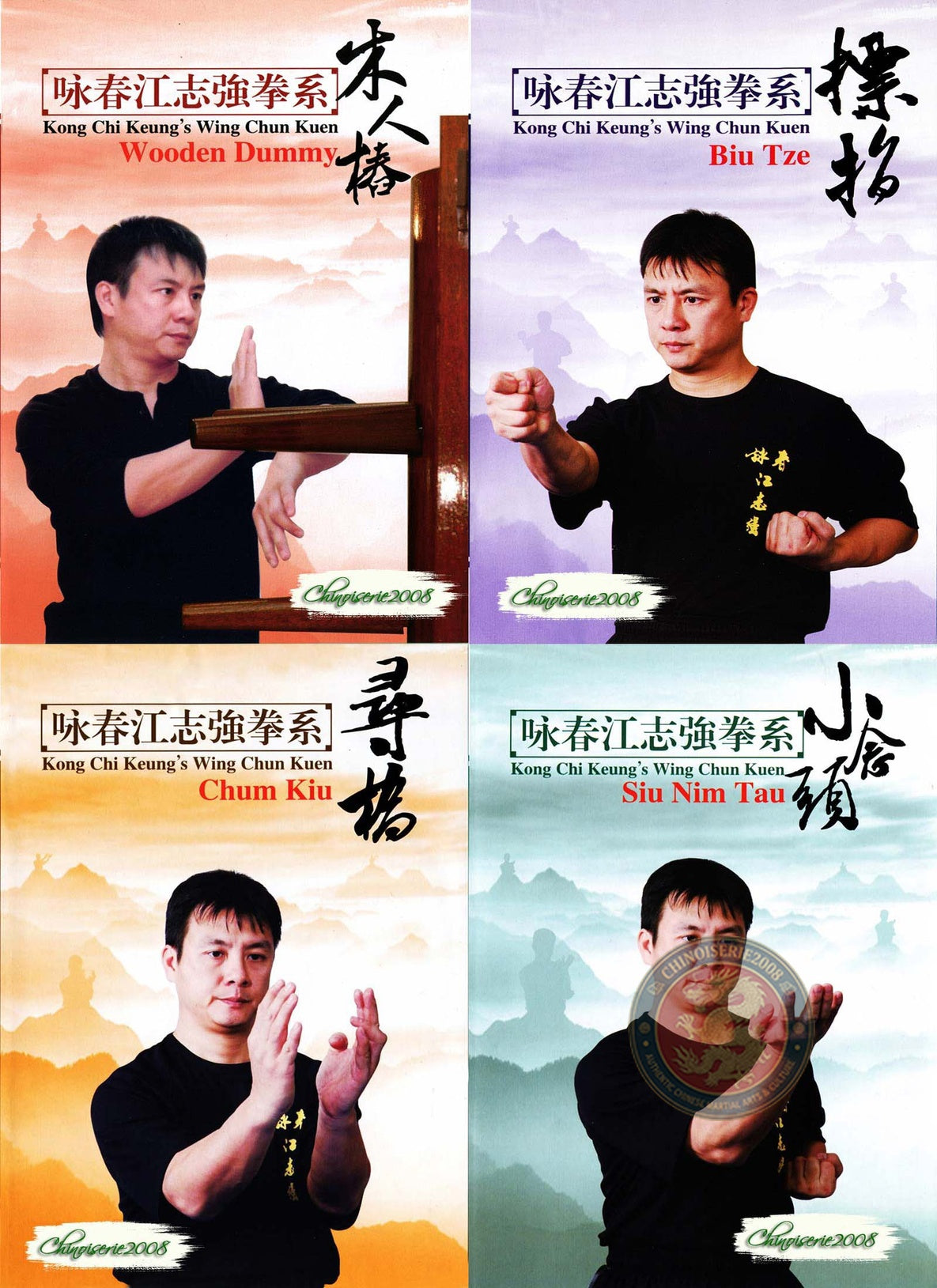 Wing Chun Kuen Complete Mastery Series by Kong Chi Keung 4 DVDs Box Set DVD