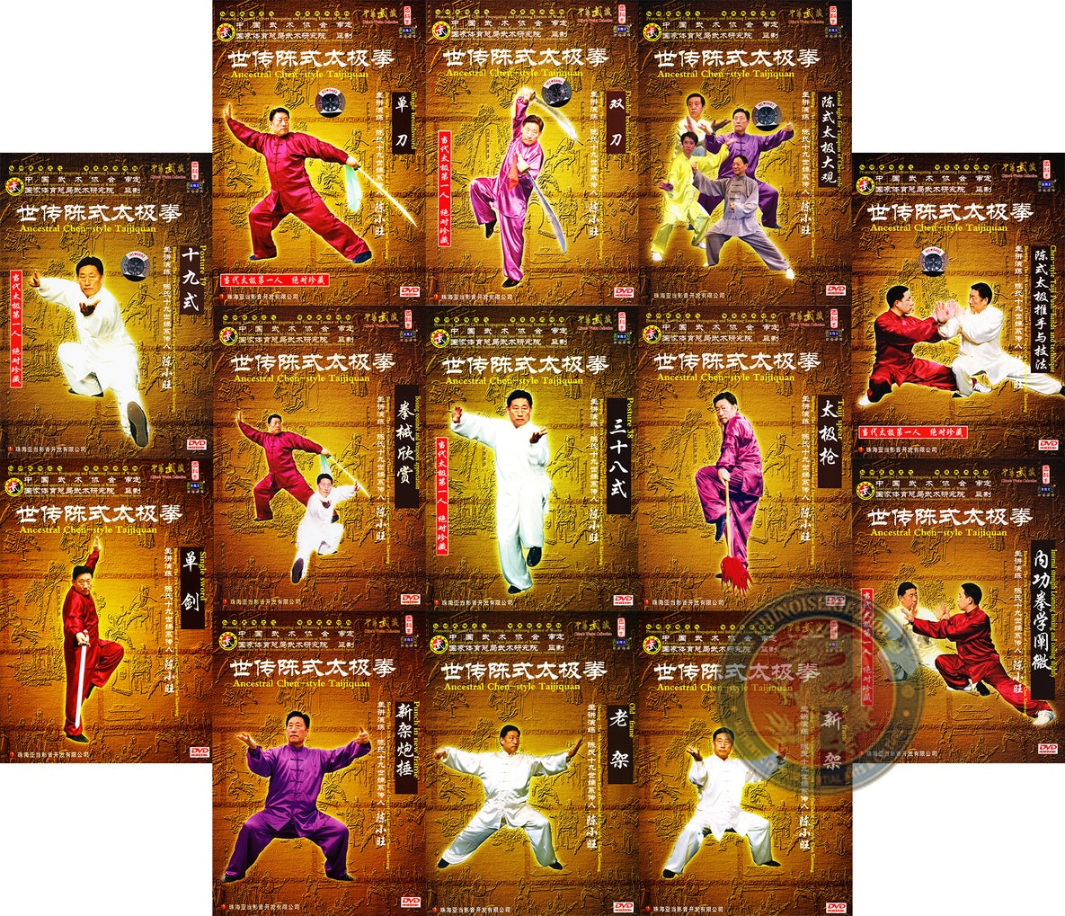 Chen Style Taijiquan Master Collection by Chen Xiaowang 29-DVD Complete Archive
